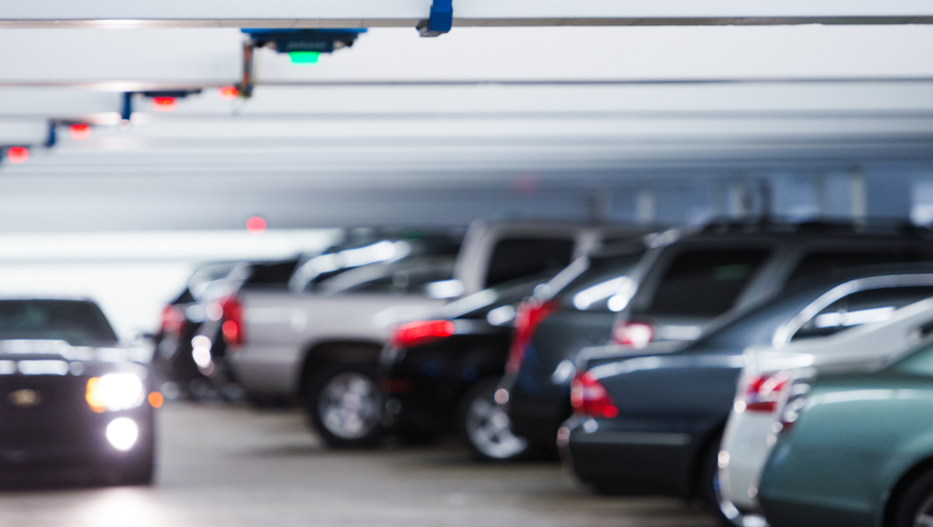 Cars in a car park 