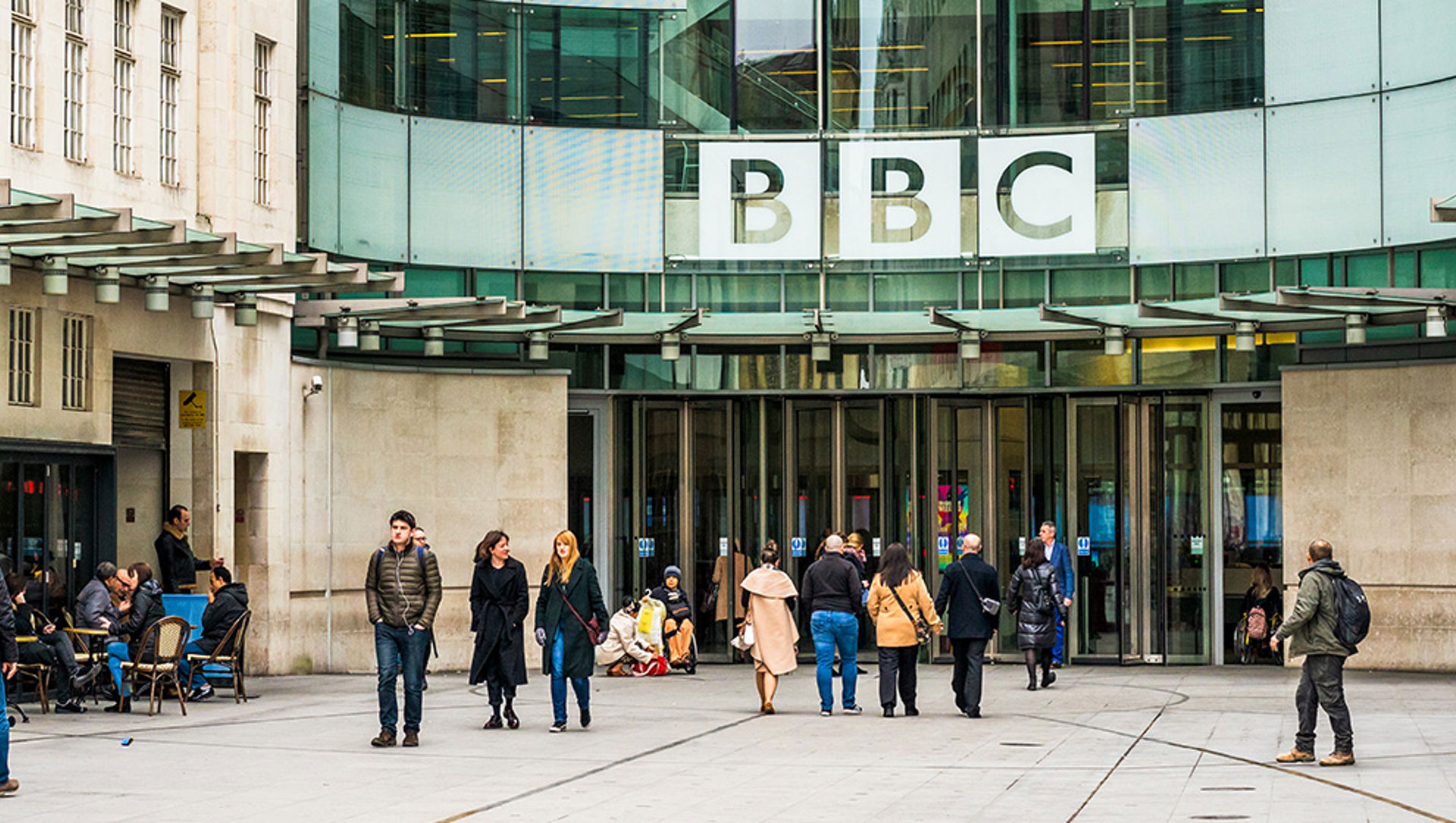 Exterior photo of BBC studios